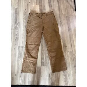 5.11 Tactical Stryke Cargo Pants Men 38 (36x32) Tan Brown Ripstop Work 74369